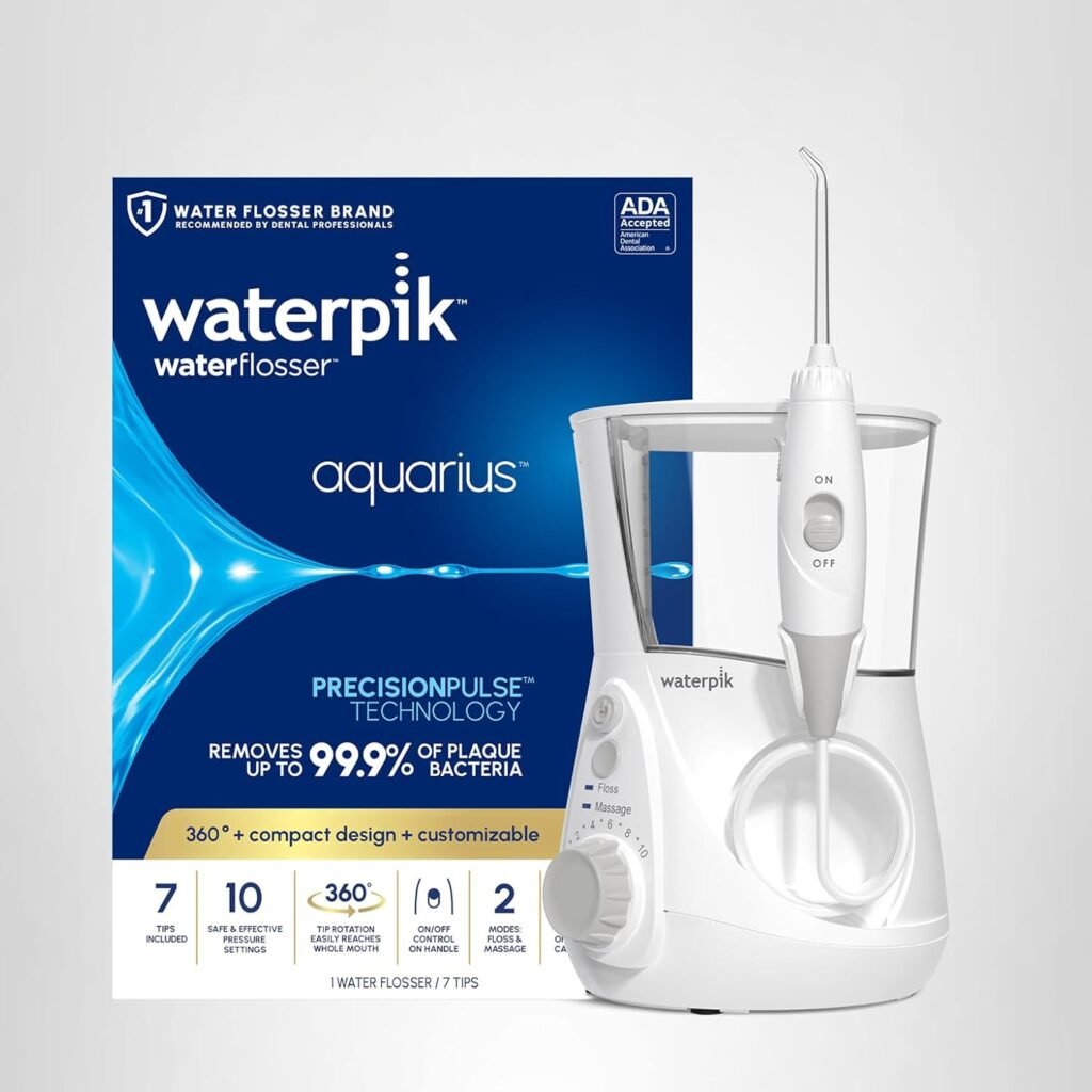 Waterpik aquarius water flosser for teeth cleaning